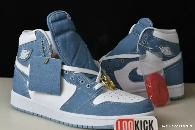 Rep Husky OG Jordan Air 1 DM9036-104 Denim WMNS High 0503